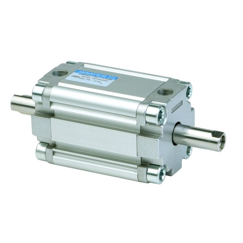 Compact Air Cylinder Double End Double Acting Cylinder Janatics